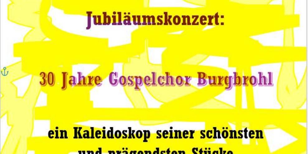 Plakat Gospelchor 2025