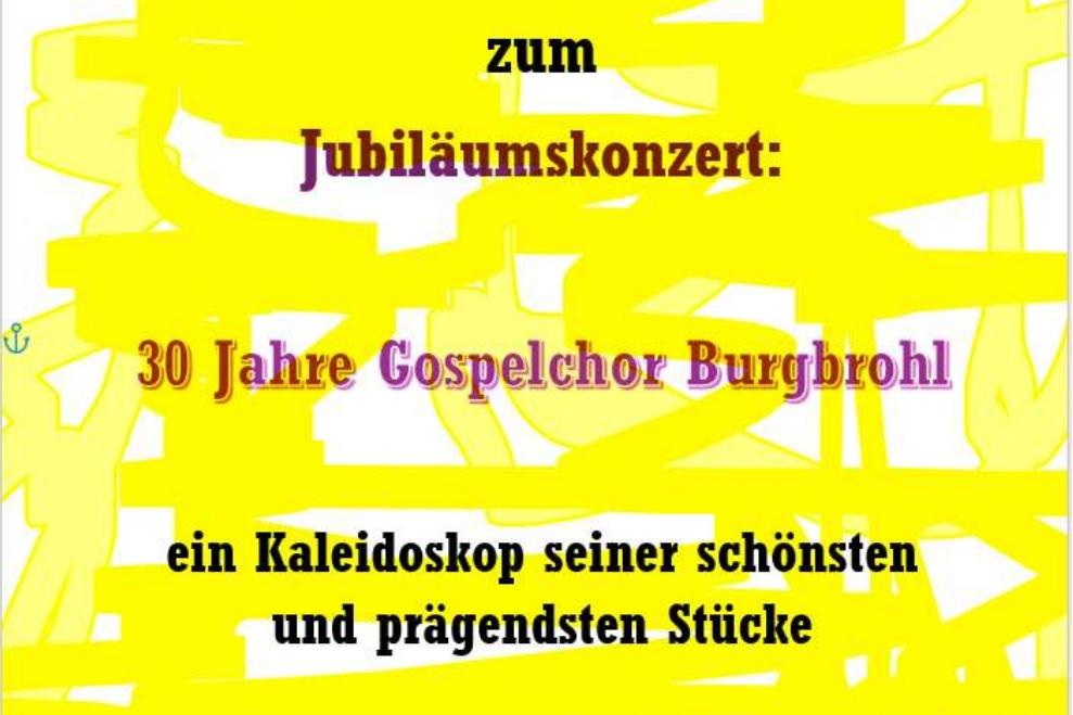 Plakat Gospelchor 2025