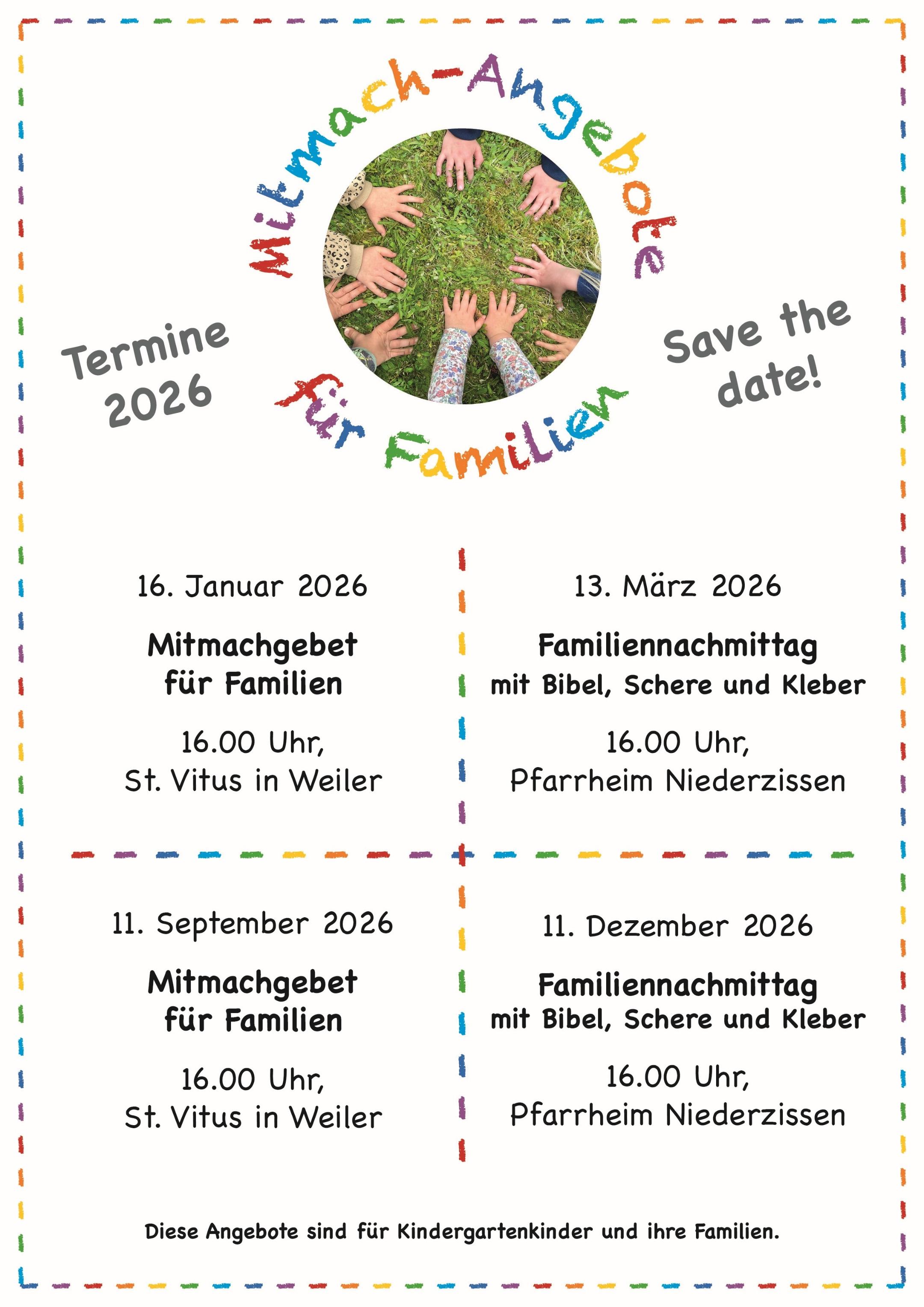 Mitmach-Angebote 2026