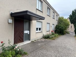 Eingang zur Pfarrbücherei